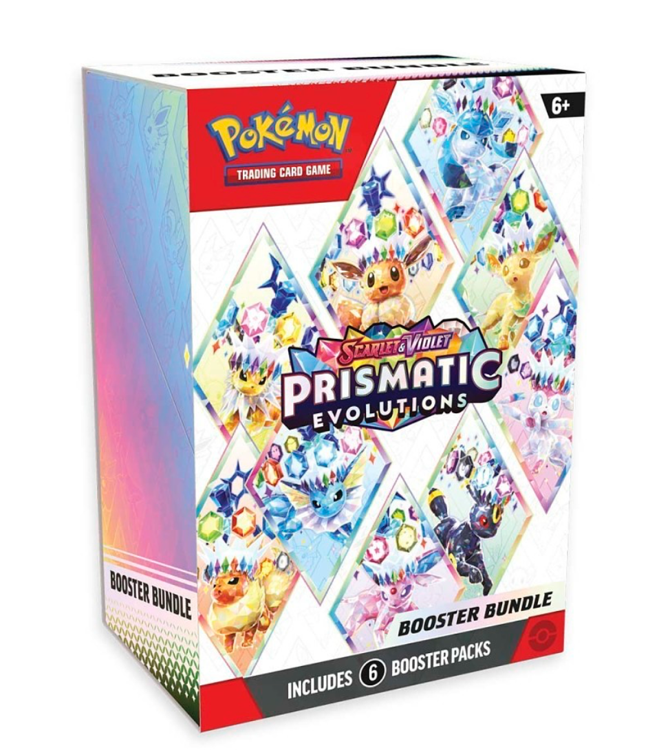 Pokemon Scarlet and Violet 8.5 Prismatic Evolutions Booster Bundle