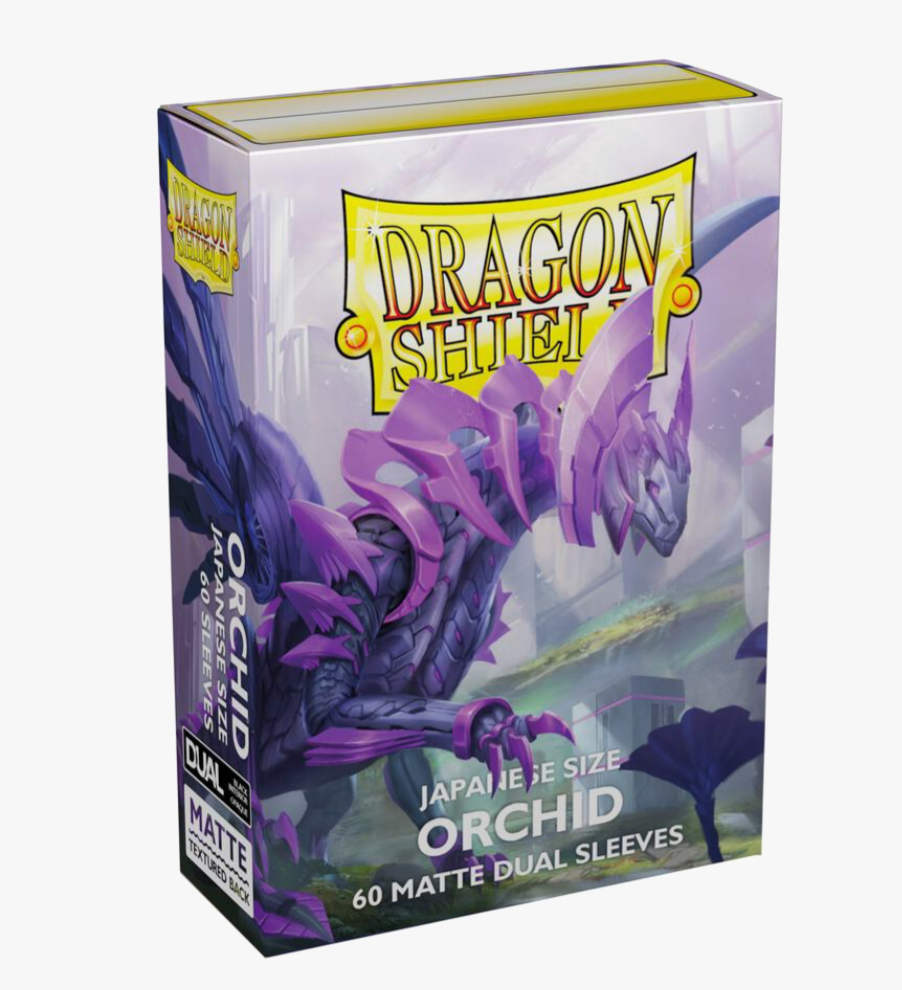 Dragon Shield: ORCHID - Matte Dual Sleeves - Japanese Size Sleeves (60ct)