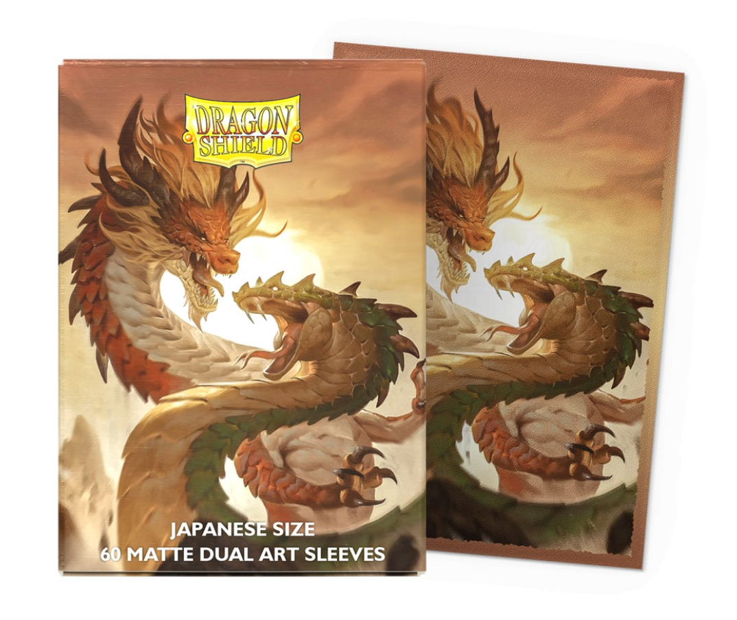 Dragon Shield Sleeves: Japanese Matte Dual Art - Year of the Wood Snake 2025 60CT