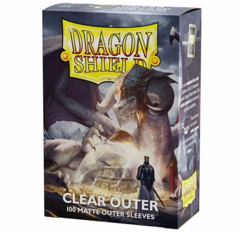 Dragon Shield Clear Matte Outer Sleeves (100ct)