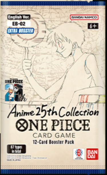 One Piece Card Game: [EB02] Anime 25th Collection Extra Booster Pack