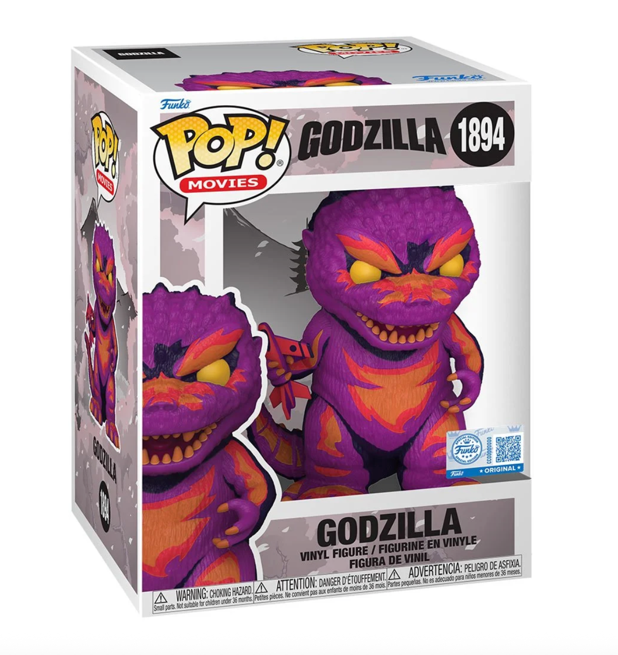 Entertainment Earth Exclusive Godzilla Retro Futurism Art Godzilla Premium Funko Pop! Vinyl Figure #1894