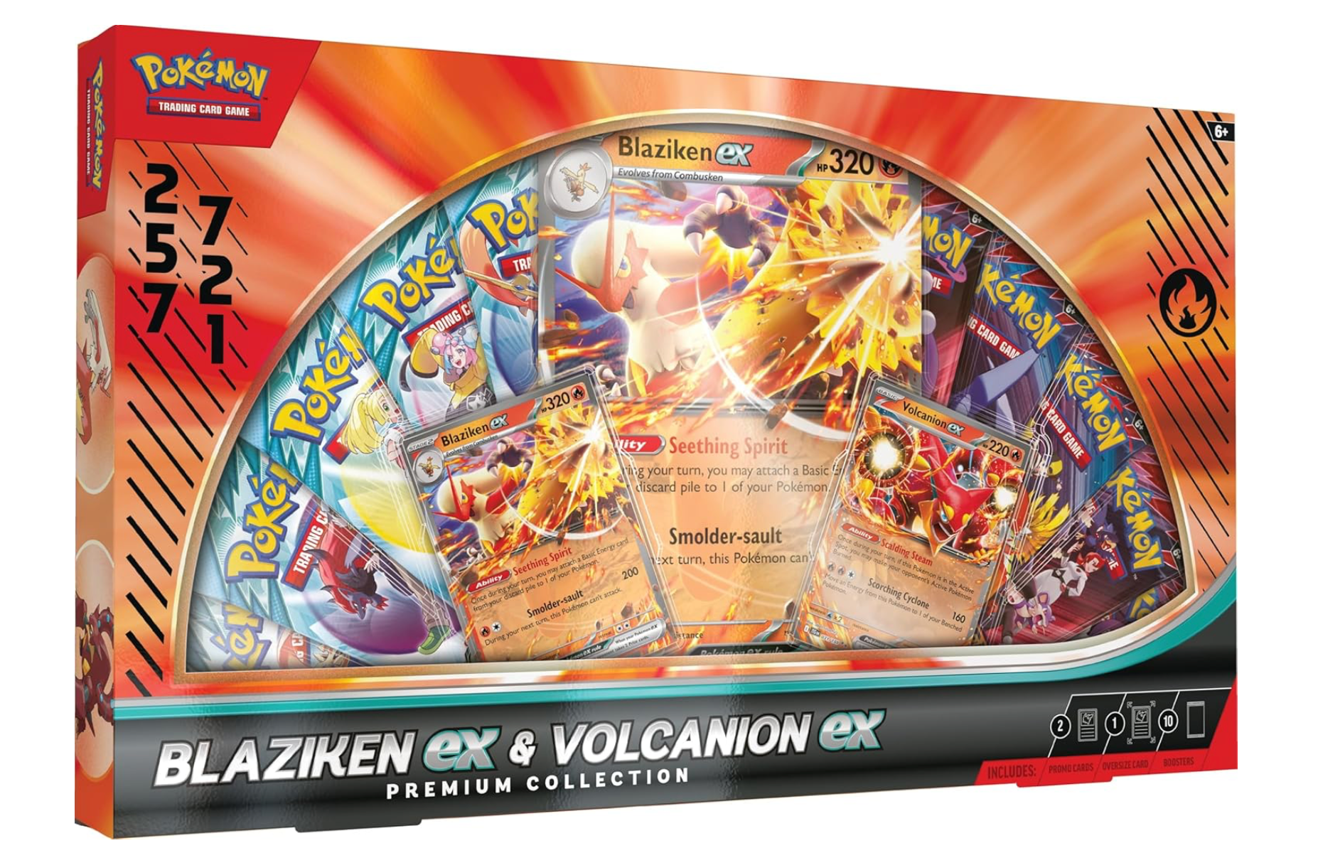 Pokémon TCG: Blaziken ex & Volcanion ex Premium Collection