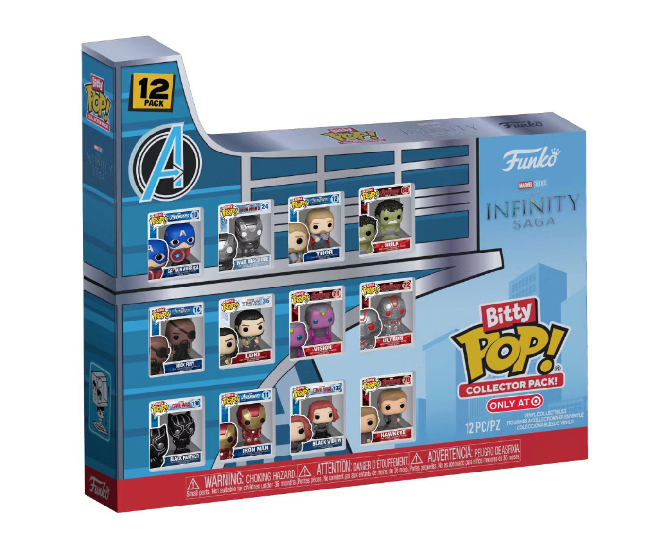 Funko Bitty POP! Marvel Infinity Saga Figures - 12pk (Exclusive)