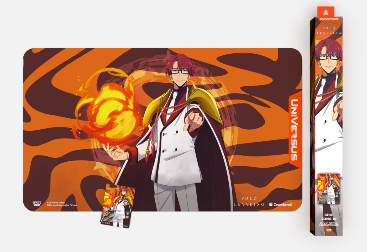 Universus Solo Leveling - CHOI JONG-IN - Playmat & Card