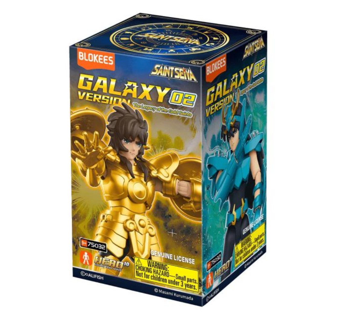 Blokees Saint Seiya Galaxy Version 02 The Legacy of the Gold Saints Blind Box Model Kit