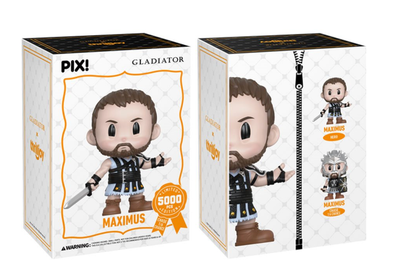 Thrilljoy Gladiator Maximus Pix! Vinyl Figure