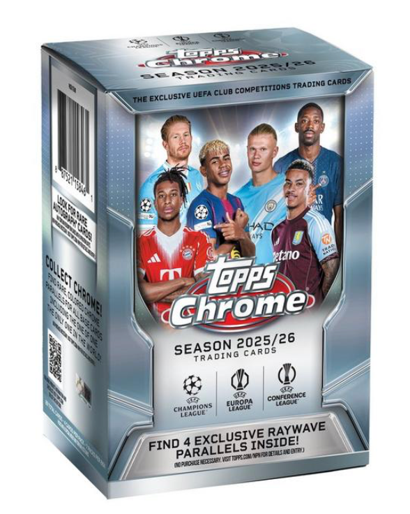 2025-26 Topps Chrome UEFA Blaster Box