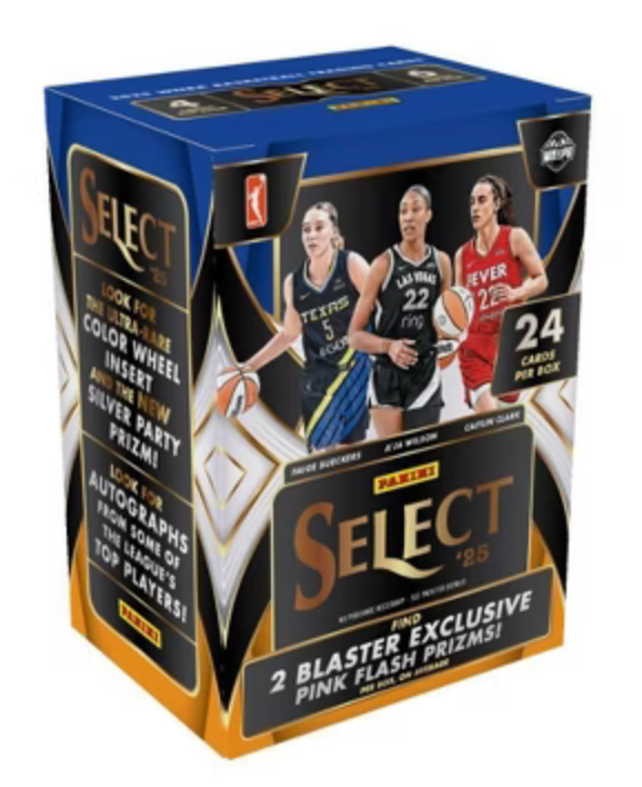 2025 Panini WNBA Select Basketball Trading Cards Blaster Box