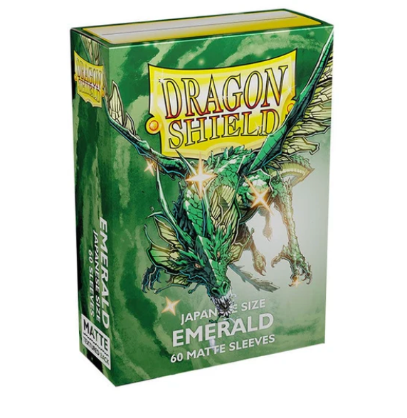 Dragon Shield: Matte Dual Japanese Sleeves - EMERALD (60ct)