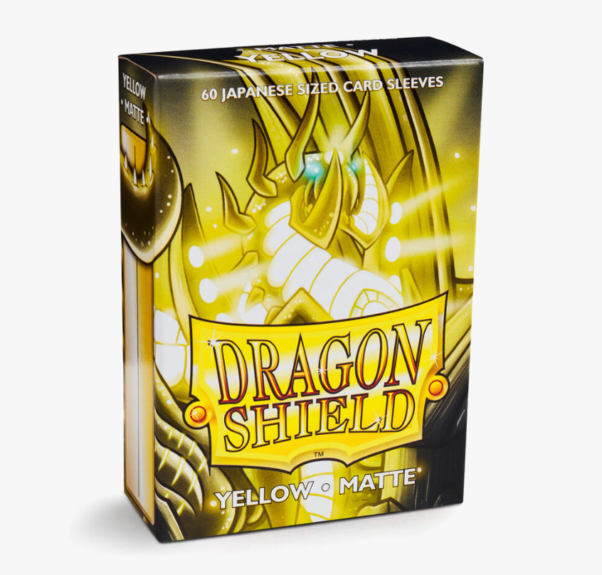 Dragon Shield: Matte Japanese Sleeves - YELLOW (60ct)