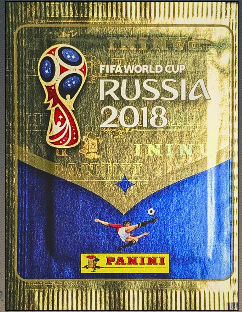 2018 Panini World Cup Soccer Sticker Pack