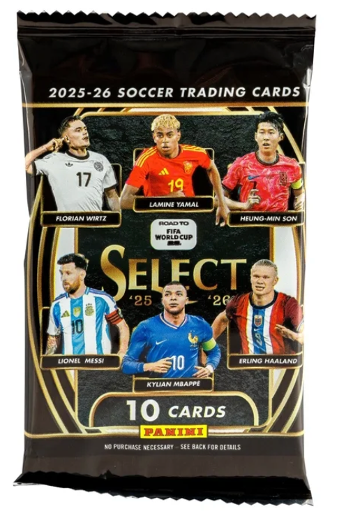 2025-26 Panini Select Road to the FIFA World Cup Mega Box Pack (1 Pack)