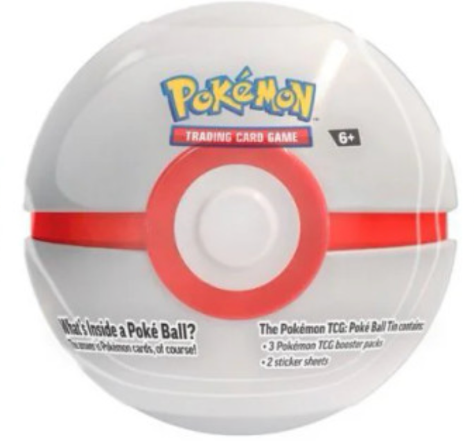 Pokemon TCG Poke Ball Sealed Booster Tin