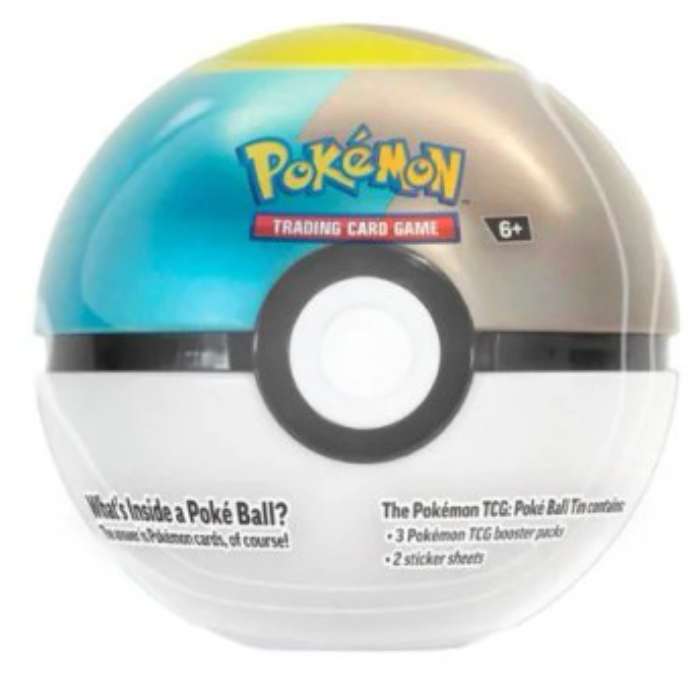 Pokemon TCG Poke Ball Sealed Booster Tin