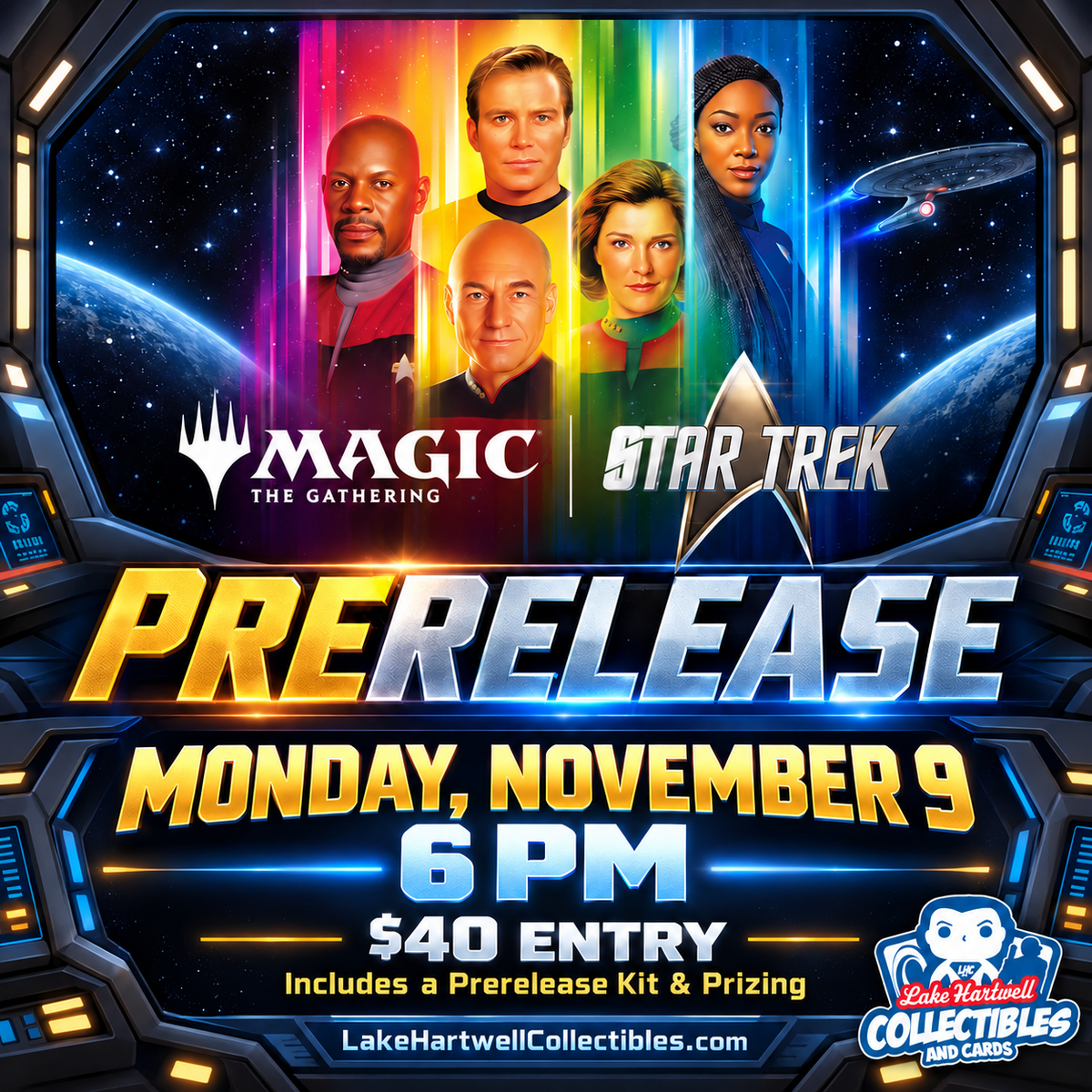 Magic the Gathering: Star Trek Prerelease Event (Monday, November 9, 2026 - 6pm)