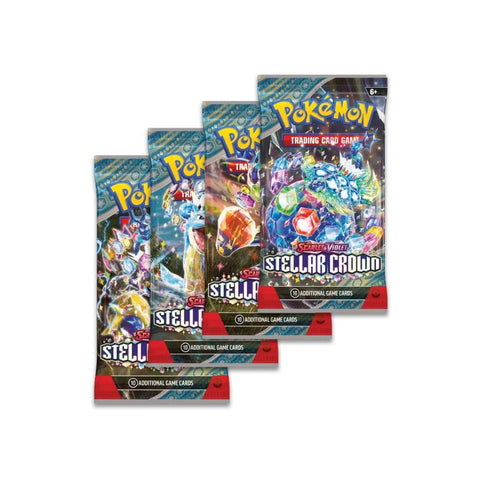 Pokemon:  Scarlet & Violet - Stellar Crown booster packs