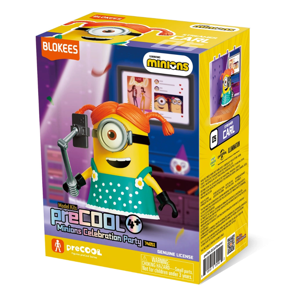 Blokees Minions - CARL STREAMER - preCOOL: Minions Celebration Party Model Kit
