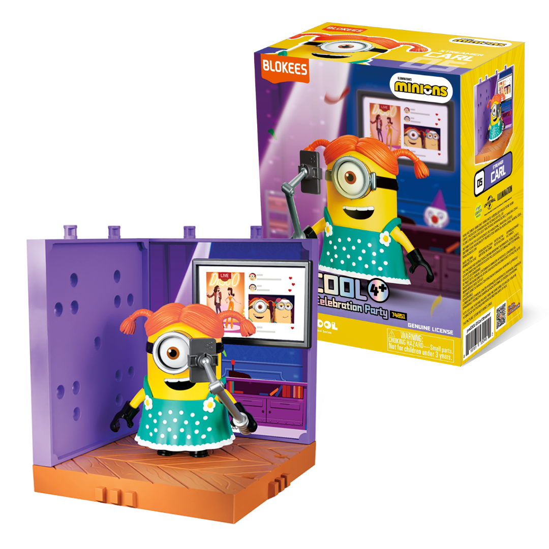 Blokees Minions - CARL STREAMER - preCOOL: Minions Celebration Party Model Kit