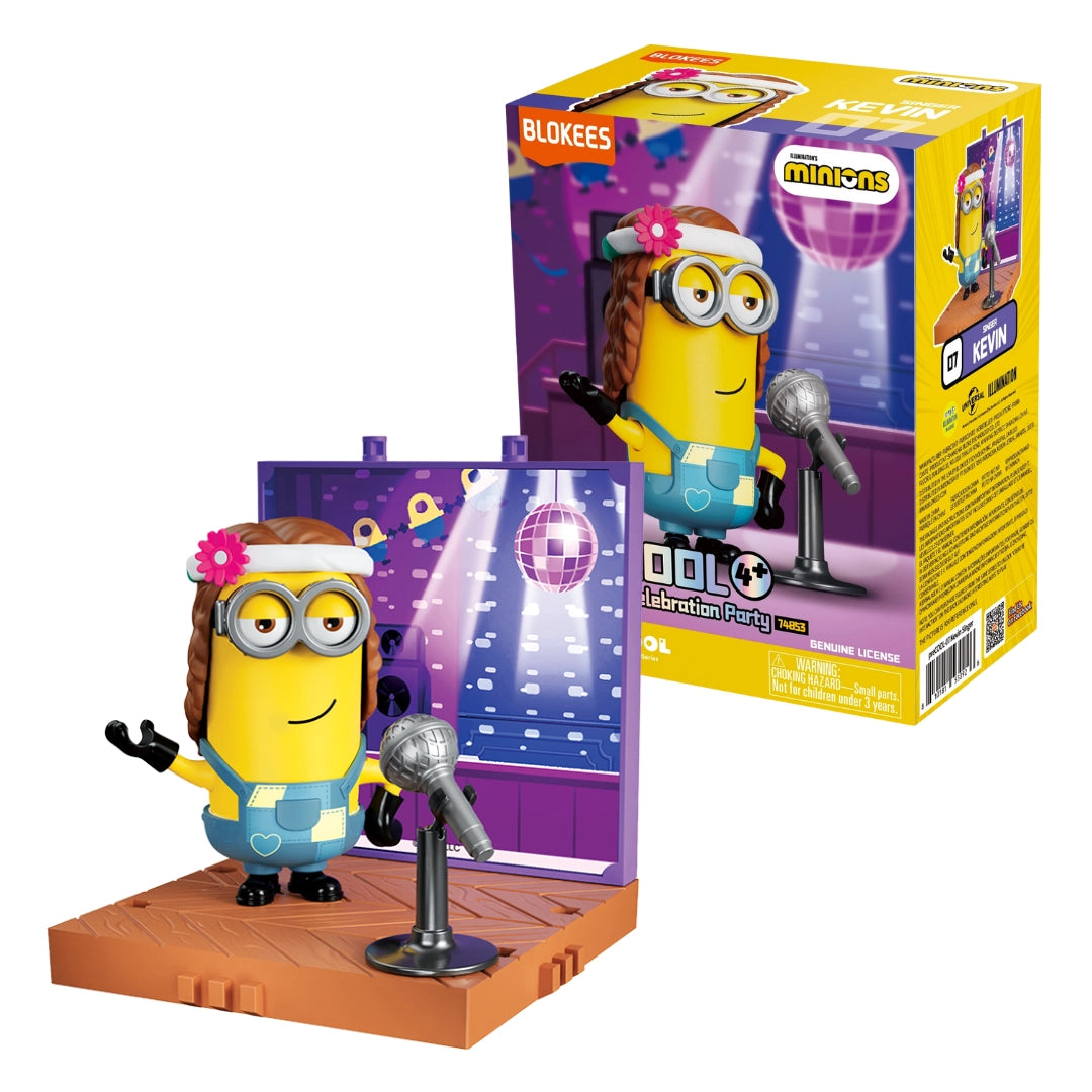 Blokees Minions - SINGER KEVIN - preCOOL: Minions Celebration Party Model Kit