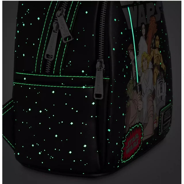 Star Wars Glow-in-the-Dark Loungefly Mini Backpack
