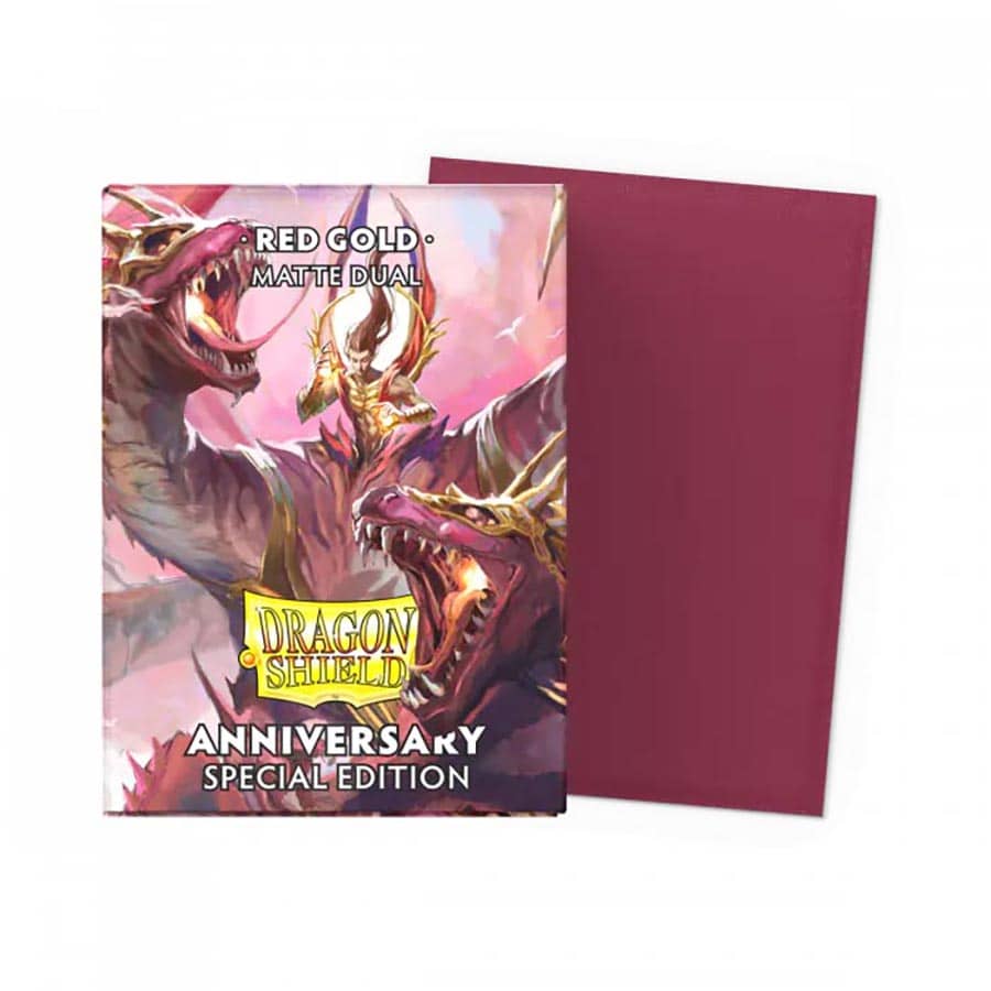 Dragon Shield Dual Matte: Anniversary Special Edition - Red Gold (100-pack)