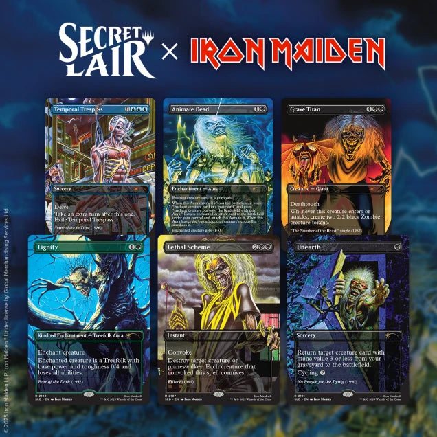 Secret Lair x Iron Maiden Album Art - Non-Foil Edition