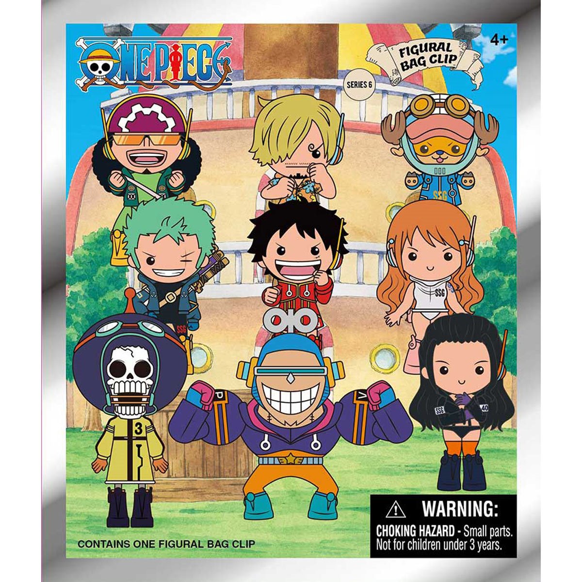 One Piece Series 6 3D Foam Bag Clip Blind Bag by Monogram