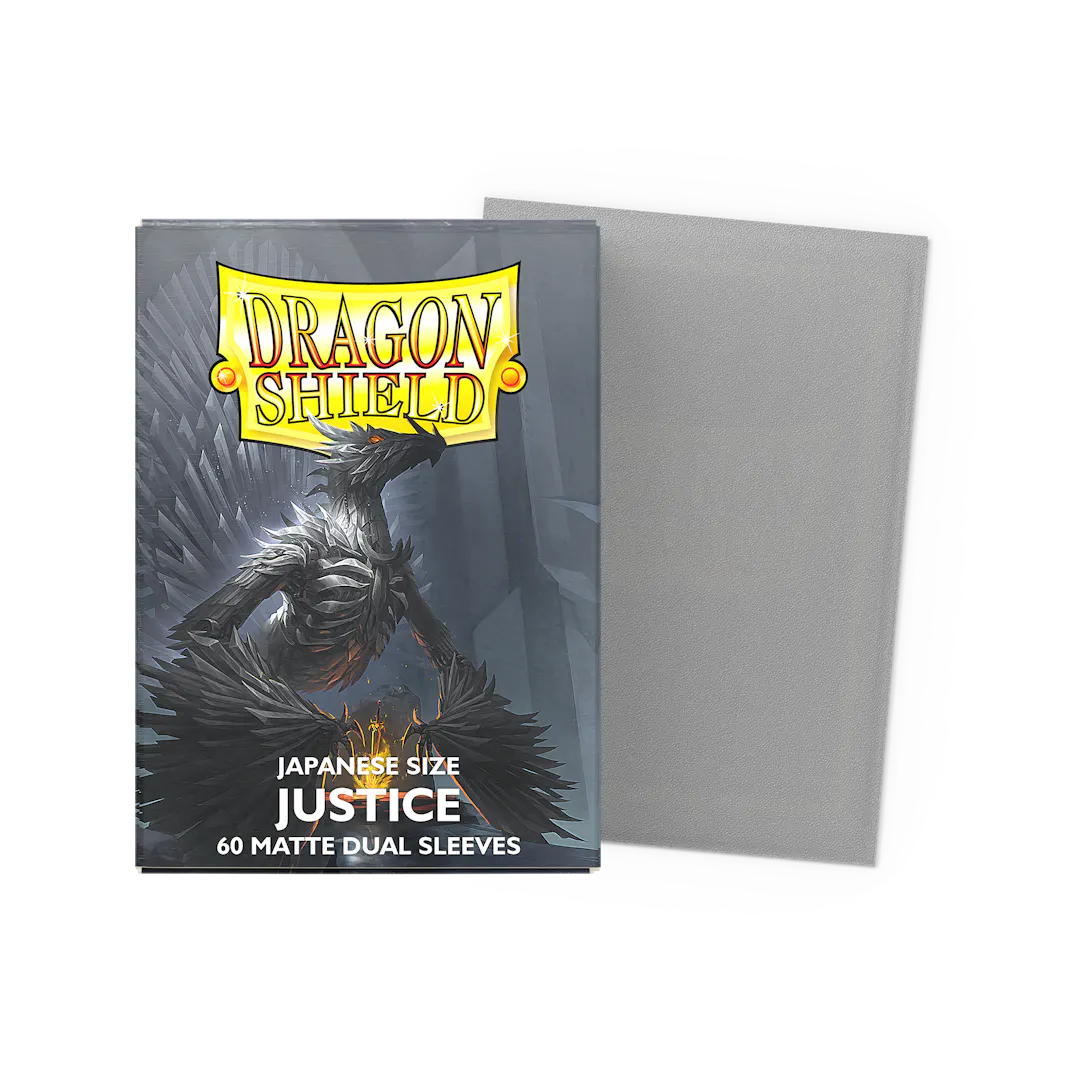 Dragon Shield: Matte Dual Japanese Sleeves - JUSTICE (60ct)