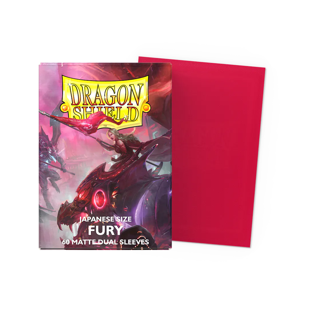 Dragon Shield: Matte Dual Japanese Sleeves - FURY (60ct)