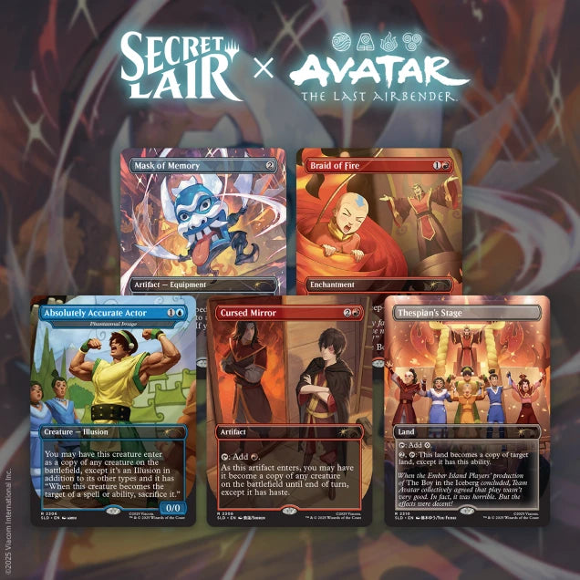 Magic the Gathering - Secret Lair: Avatar The Last Airbender - Ember Island Players (NON-FOIL EDITION)