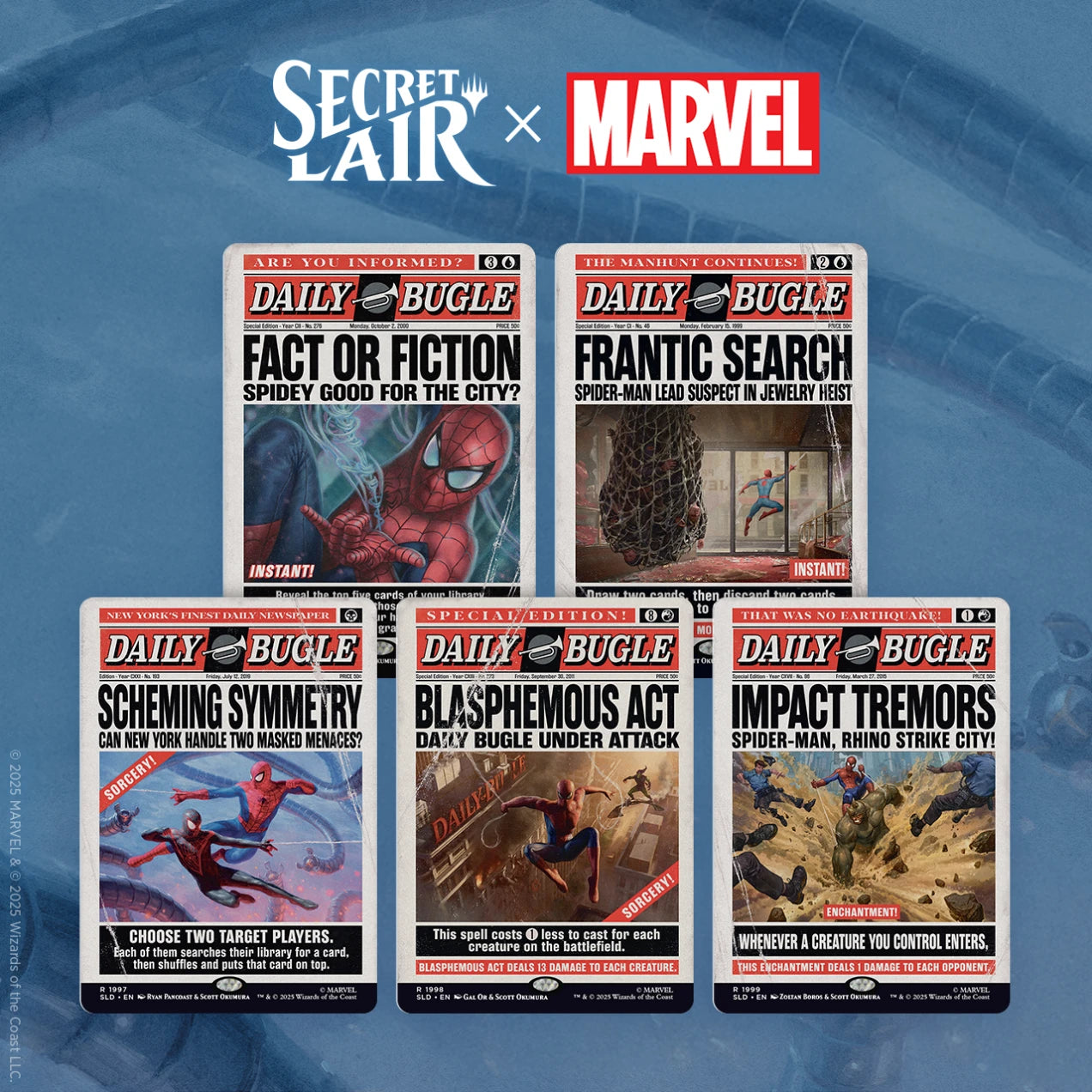 SECRET LAIR X MARVEL'S SPIDER-MAN: DAILY BUGLE BREAKING NEWS