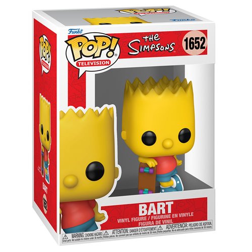 Funko Pop! : The Simpsons - Bart Simpson with Skateboard #1652