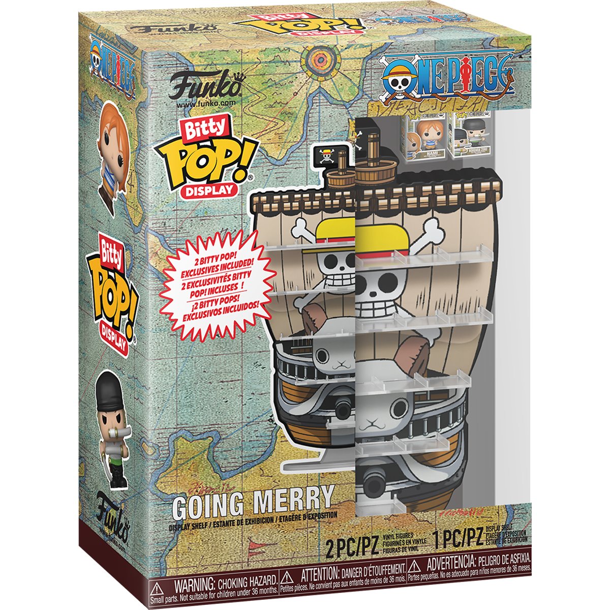 Funko Pop! : Bitty Pop! Display - One Piece Going Merry