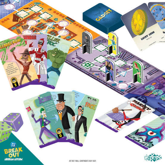 WizKids DC Breakout: Arkham Asylum Card Game