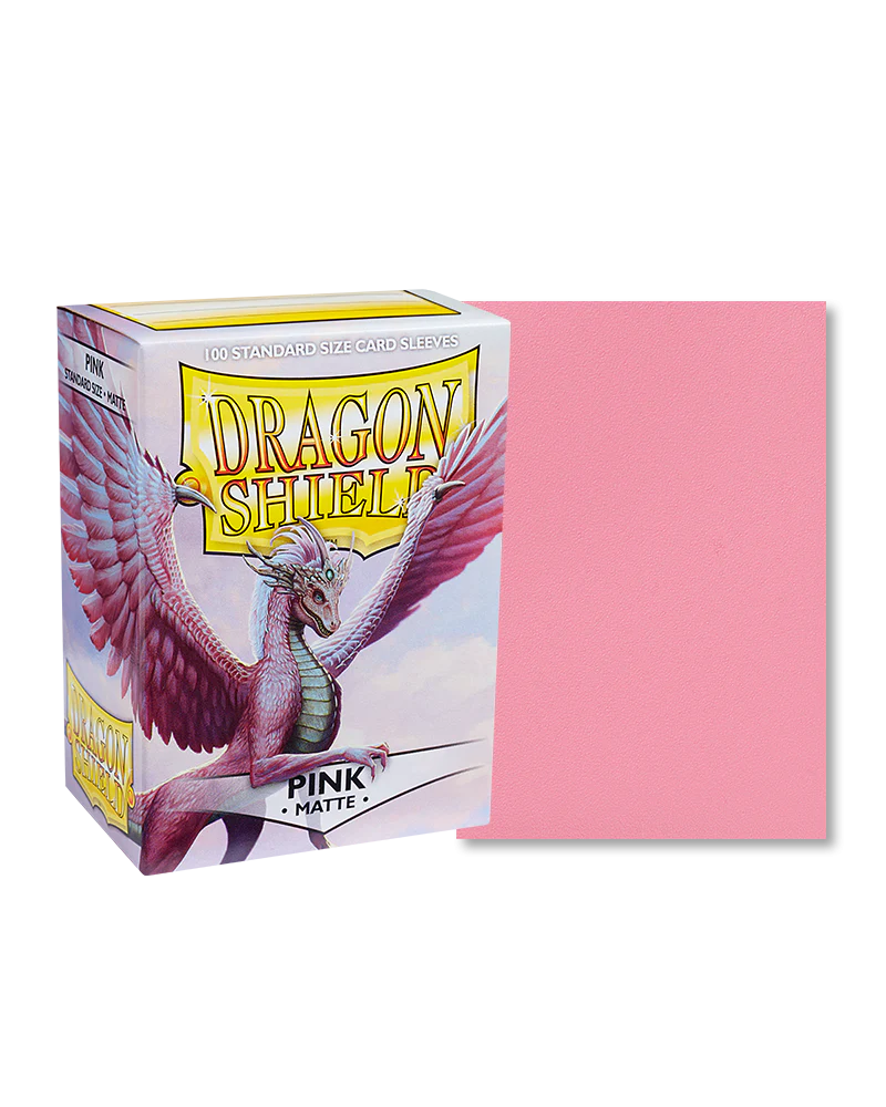 Dragon Shield: Pink Matte Dual Sleeves (100ct)