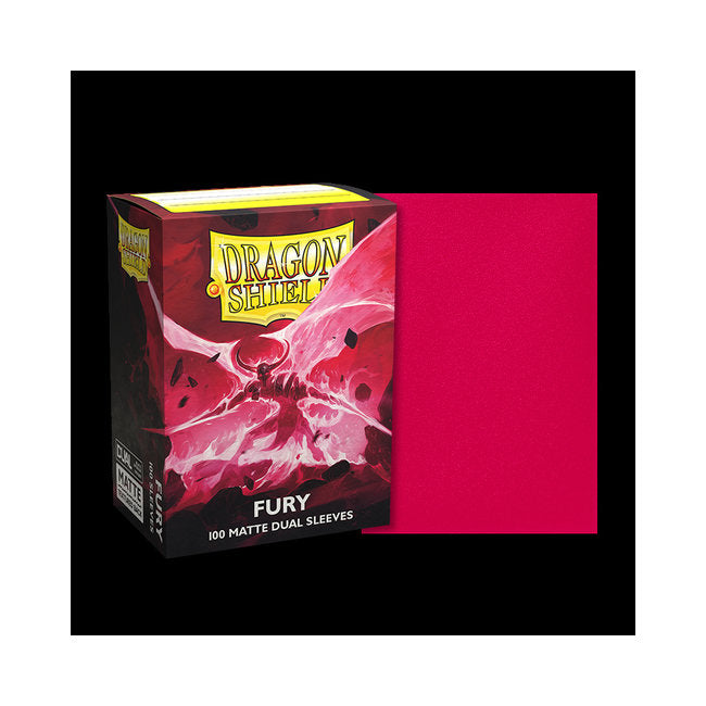 Dragon Shield: Matte Dual Standard Sleeves - FURY (100ct)