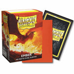 Dragon Shield:  Ember -Matte Dual Textured Back Sleeves  (100ct)