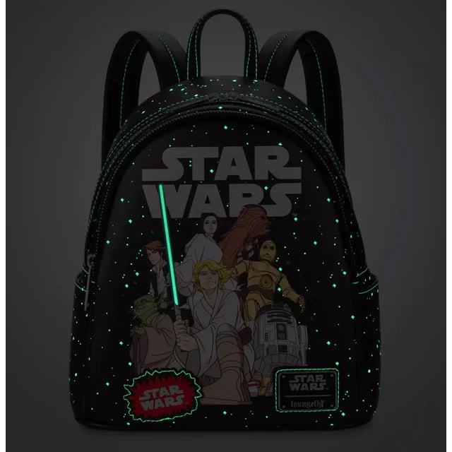Star Wars Glow-in-the-Dark Loungefly Mini Backpack
