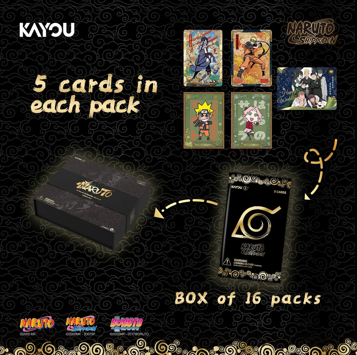 KAYOU NARUTO: Smriti Collectible Card NINJA AGE Premium Collector Box