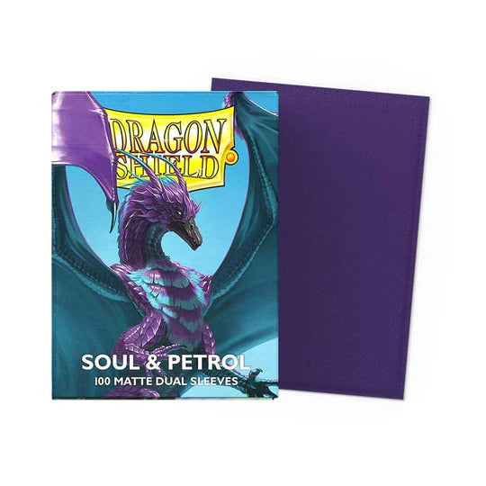 Gamers Guild AZ Dragon Shield Dragon Shield: Matte Dual -Soul & Petrol 100 count