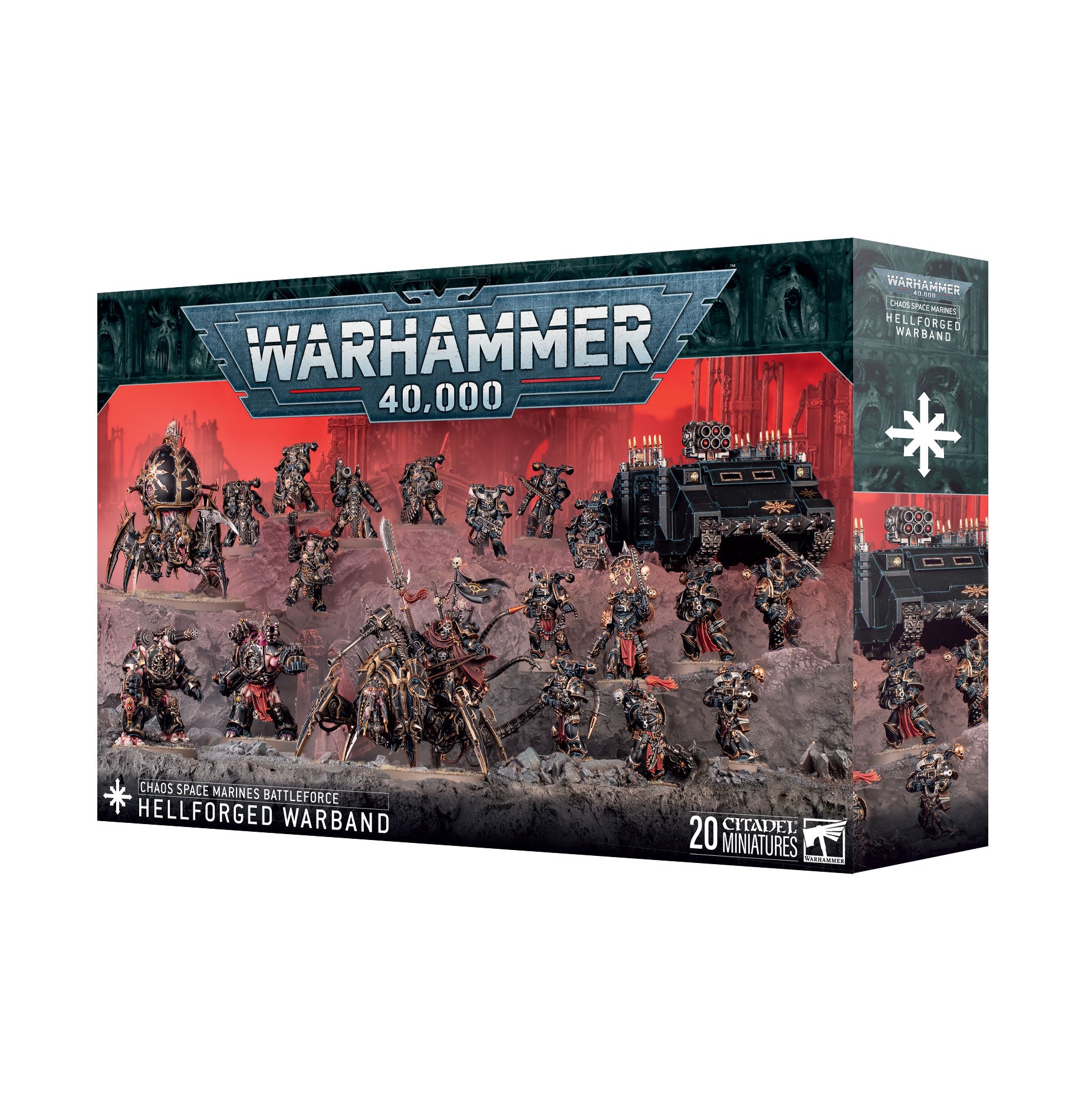 Warhammer 40K: Chaos Space Marine Battleforce: Hellforged Warband