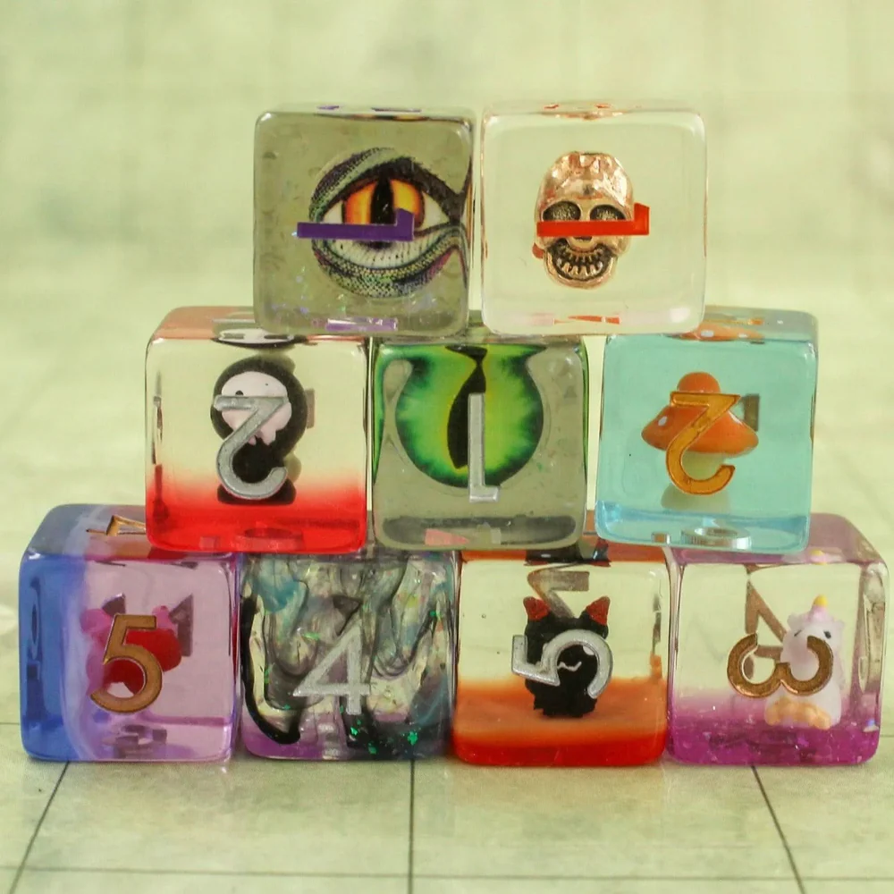 Mystery Dice Goblin- Filled/Inclusion Dice Bag