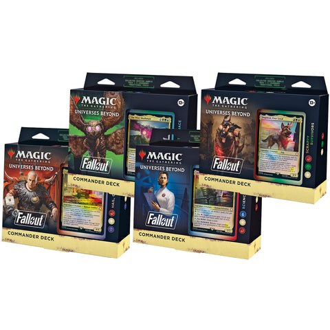 Magic: The Gathering - Fallout Commander Deck Display (4ct)