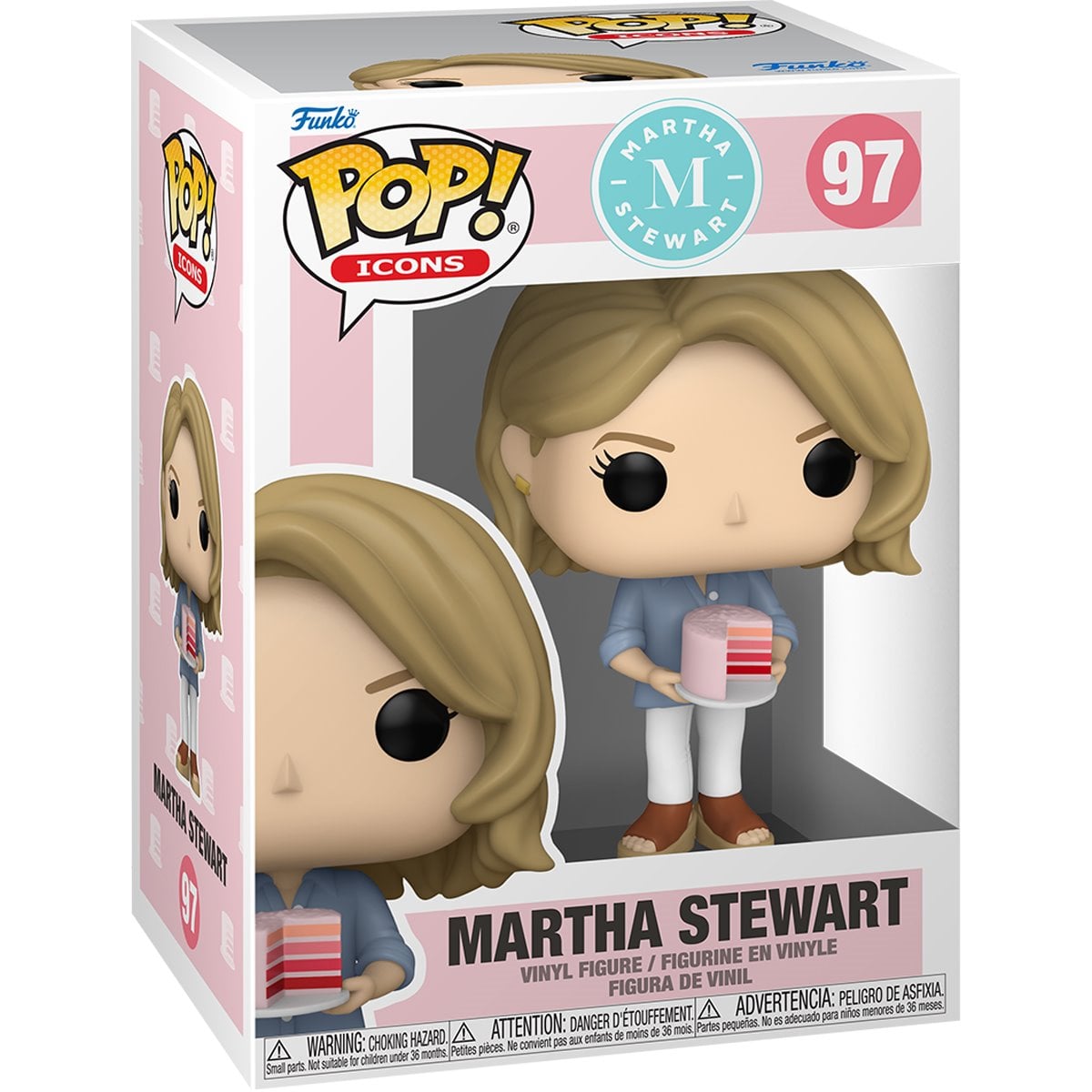 Martha Stewart with Cake Funko Pop! Icons Vinyl Figure #97