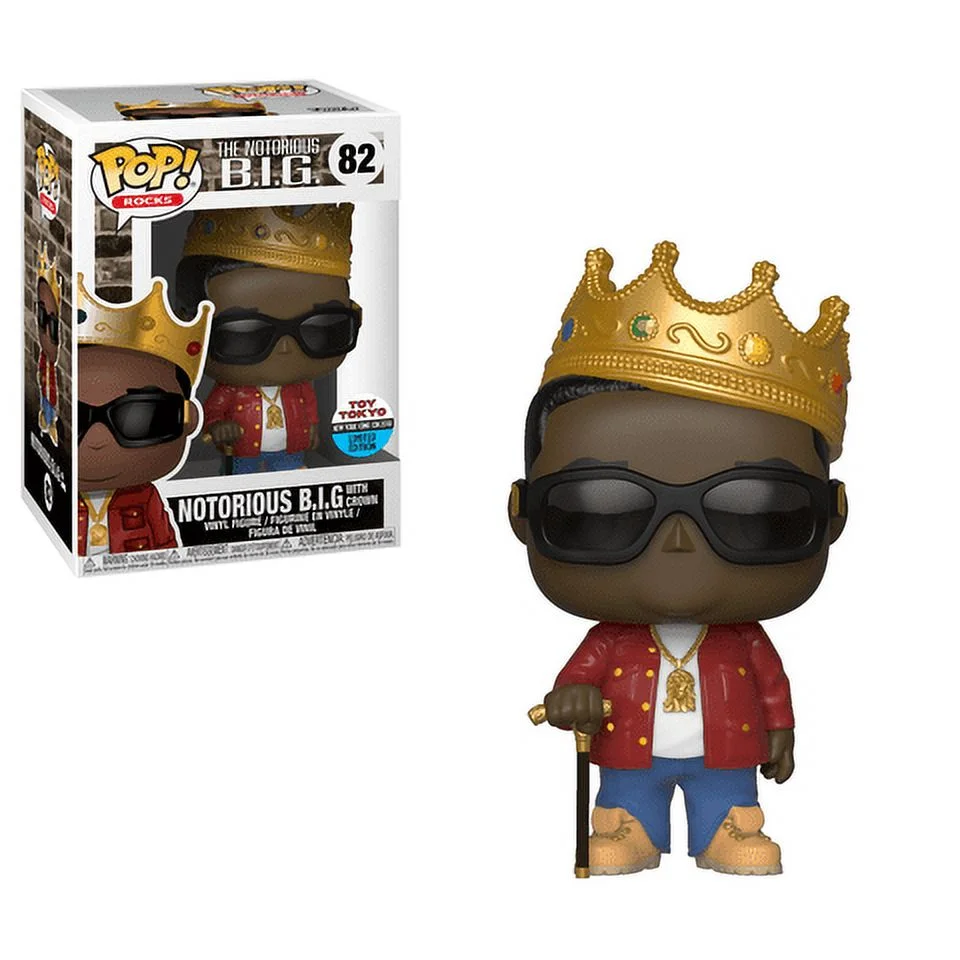 The Notorious B.I.G. With Crown (2018 NYCC Toy Tokyo Limited Edition) Funko Pop! Vinyl Figure #82
