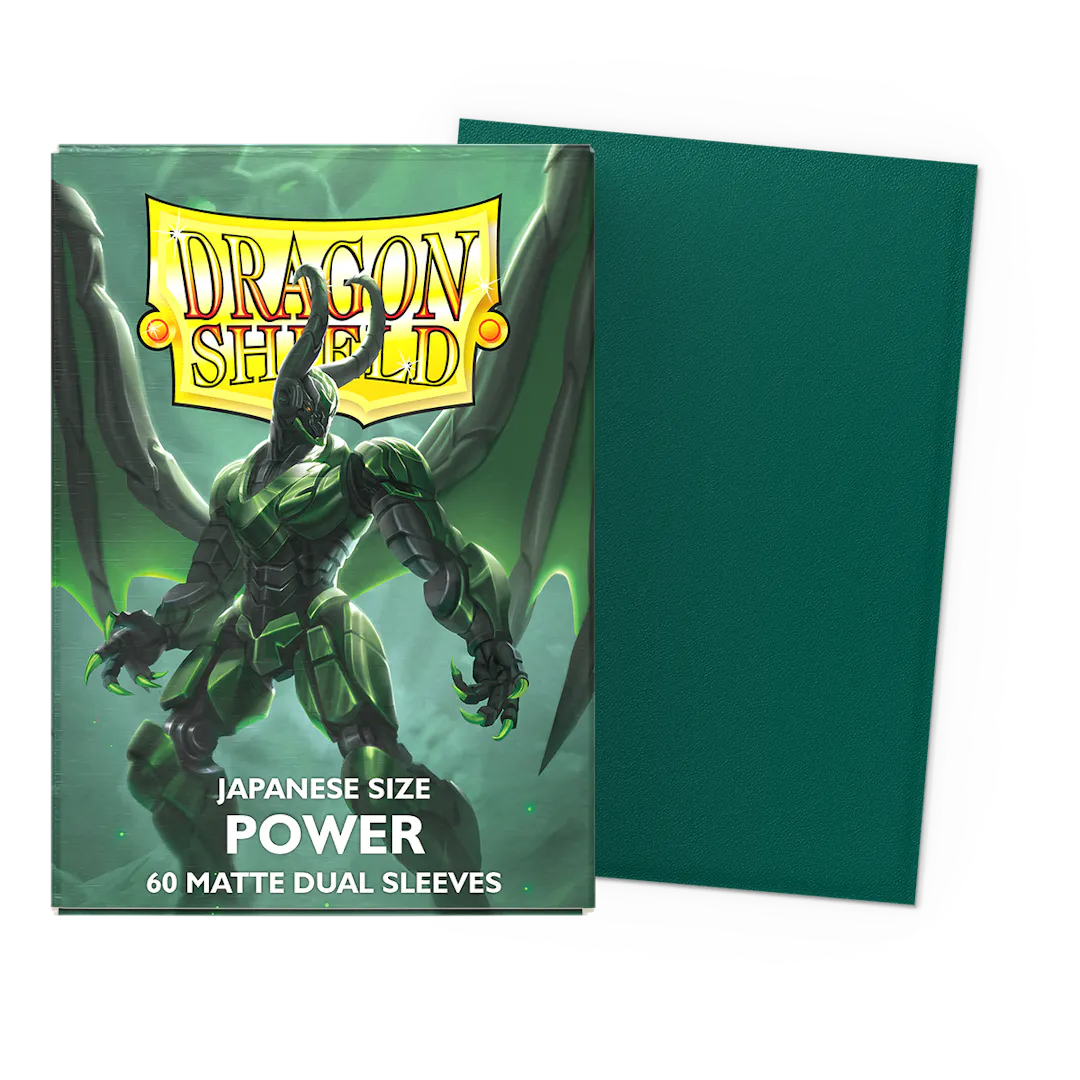 Dragon Shield: Matte Dual Japanese Sleeves - POWER (60ct)
