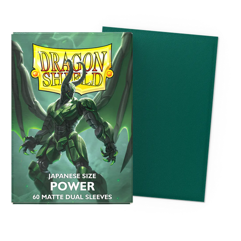 Dragon Shield: Power - Matte Dual Sleeves - Japanese Size (60ct)