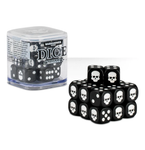 WARHAMMER 40,000: Games Workshop 12mm Dice Set - Black