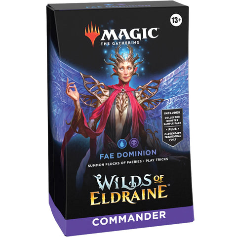 Magic The Gathering Wilds of Eldraine  - Fae Dominion - Commander Deck